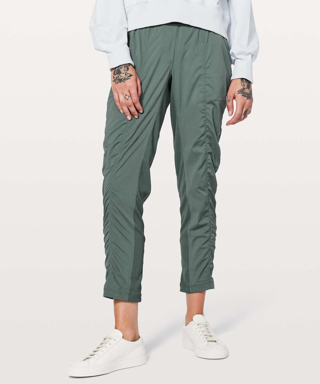 Lululemon Street To Studio Pant II *Unlined 28 - Fatigue Green