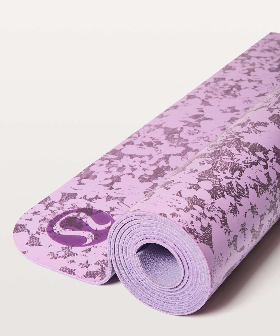 Lululemon - yoga mat 3mm pink marble reversible