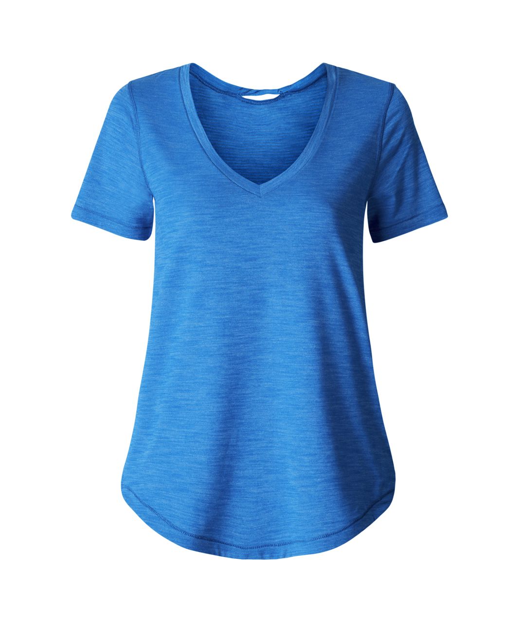 Lululemon What The Sport Tee - Heathered Lakeside Blue