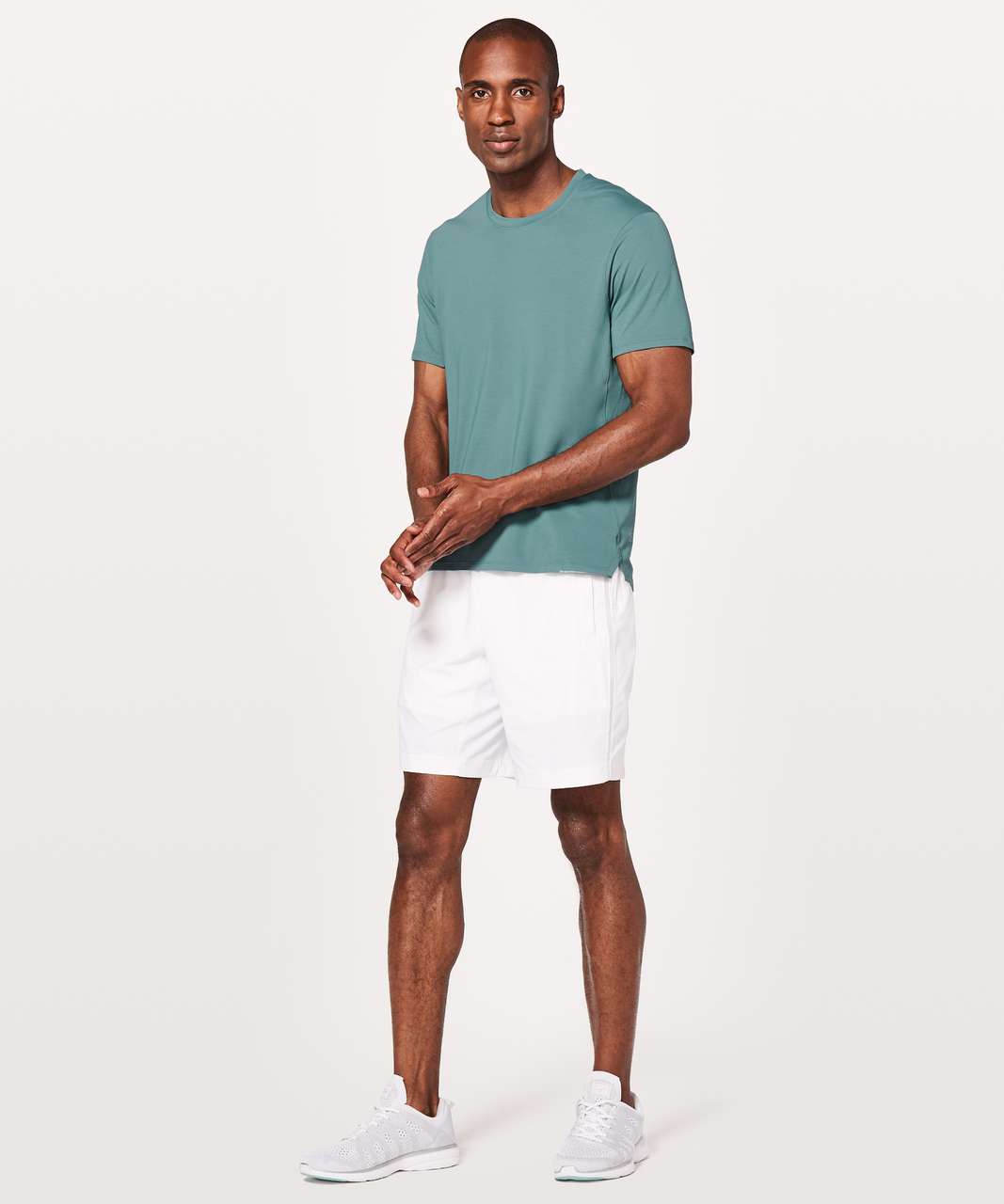 Lululemon Run Out Short Sleeve - Mystic Green