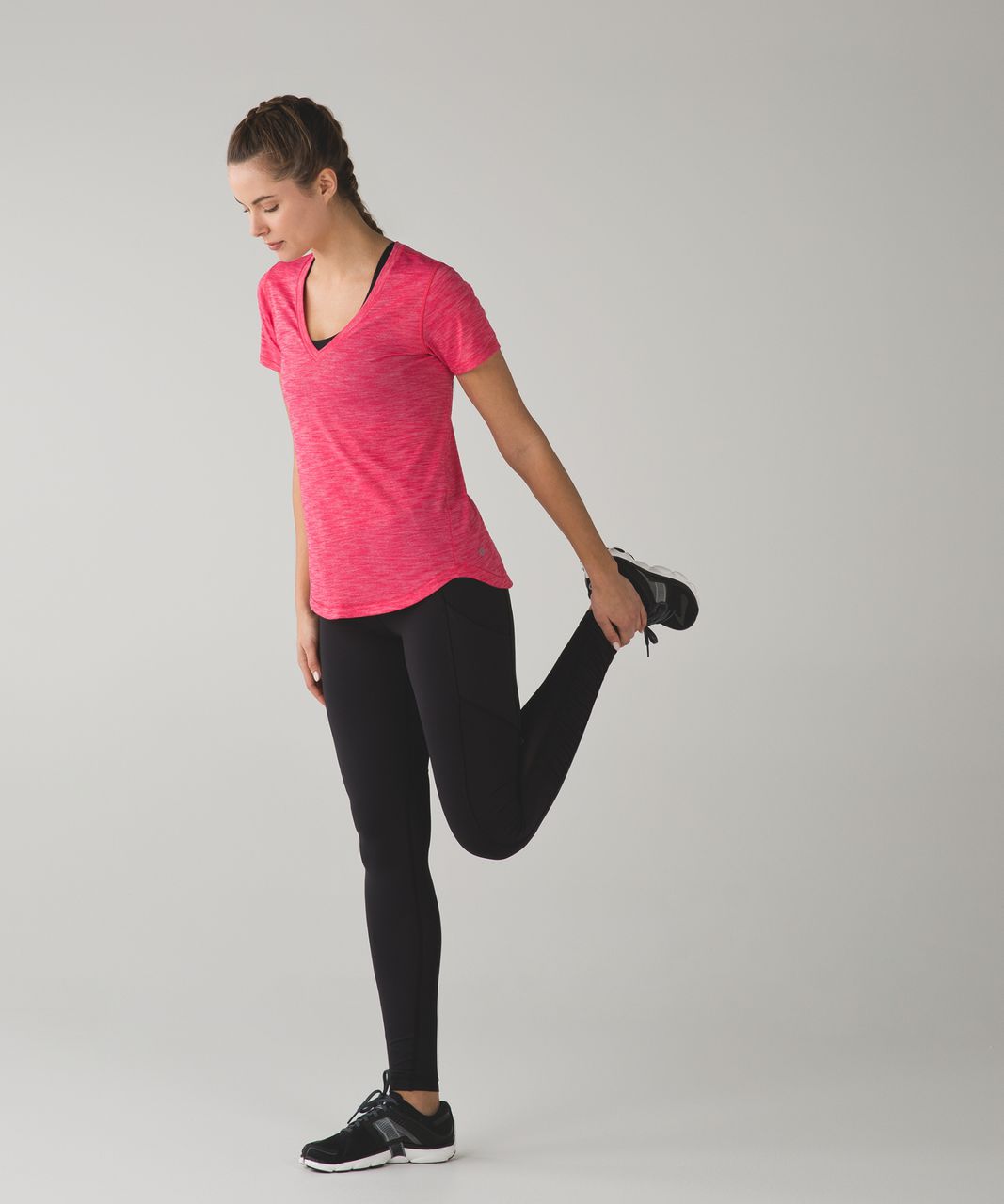 Lululemon What The Sport Tee - Heathered Boom Juice