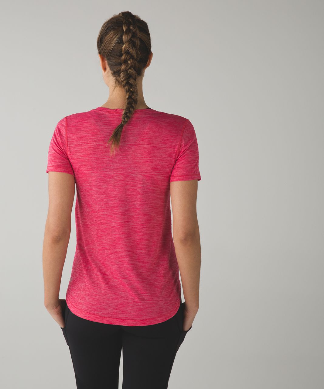 Lululemon What The Sport Tee - Heathered Boom Juice