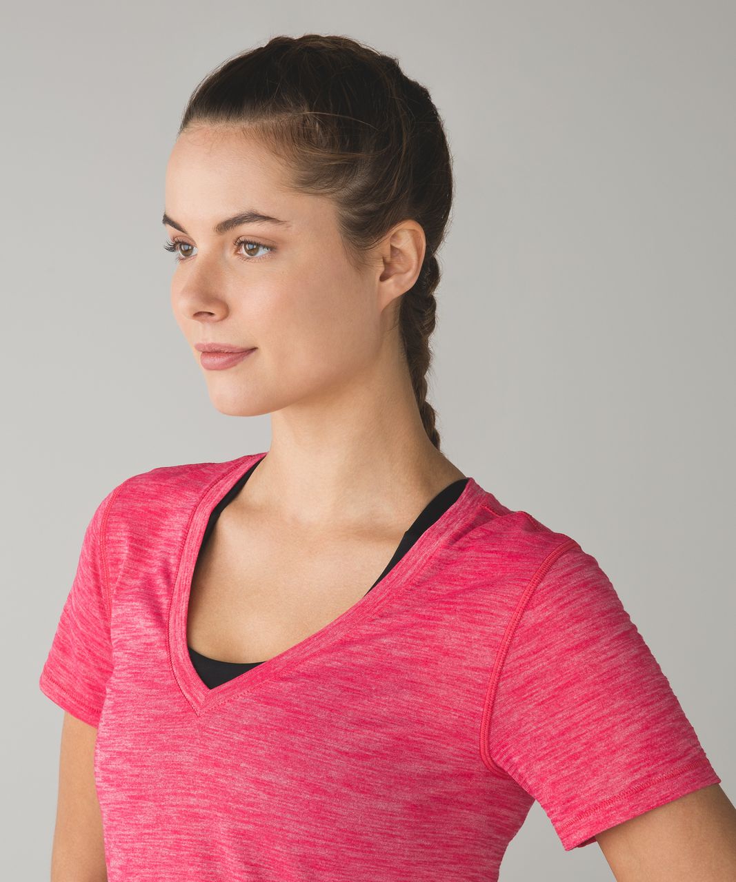 Lululemon What The Sport Tee - Heathered Boom Juice