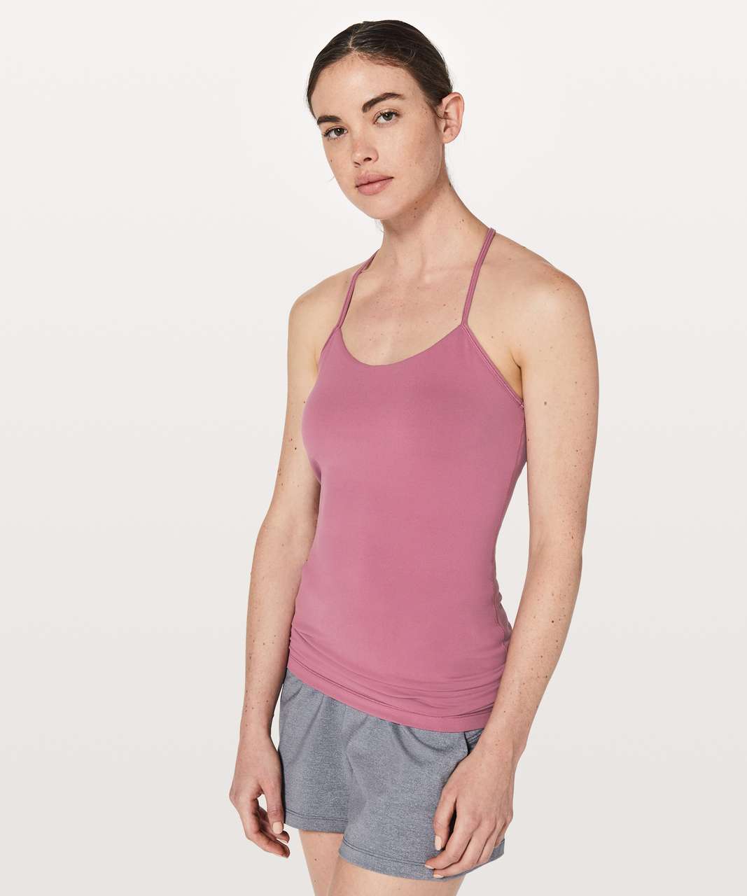 lululemon athletica, Tops, Lululemon Womens Size 8 Power Pose Tank Top  Aeon Purple Yoga Shelf Bra Workout