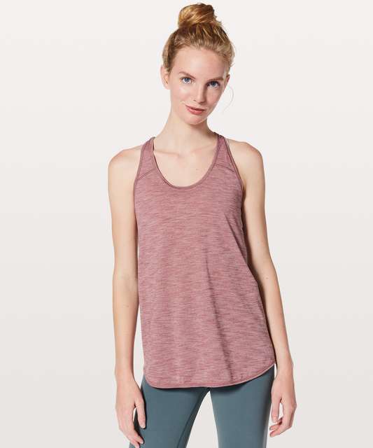 Lululemon Essential Tank - Heathered Black (First Release) - lulu fanatics