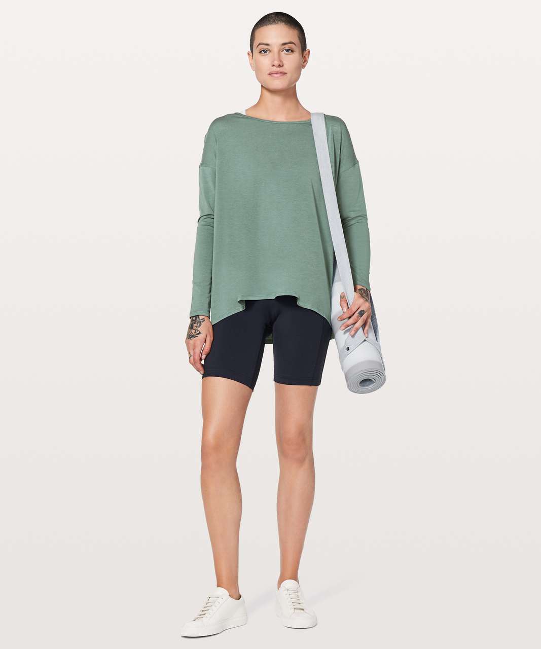 Lululemon Back Into It Long Sleeve - Juniper