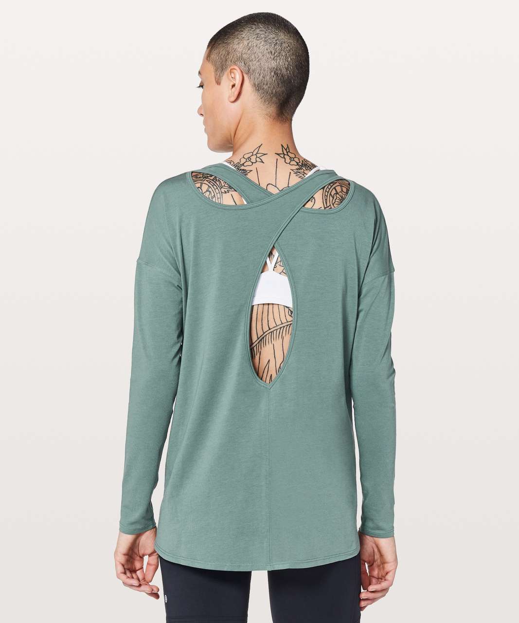 Lululemon Back Into It Long Sleeve - Juniper