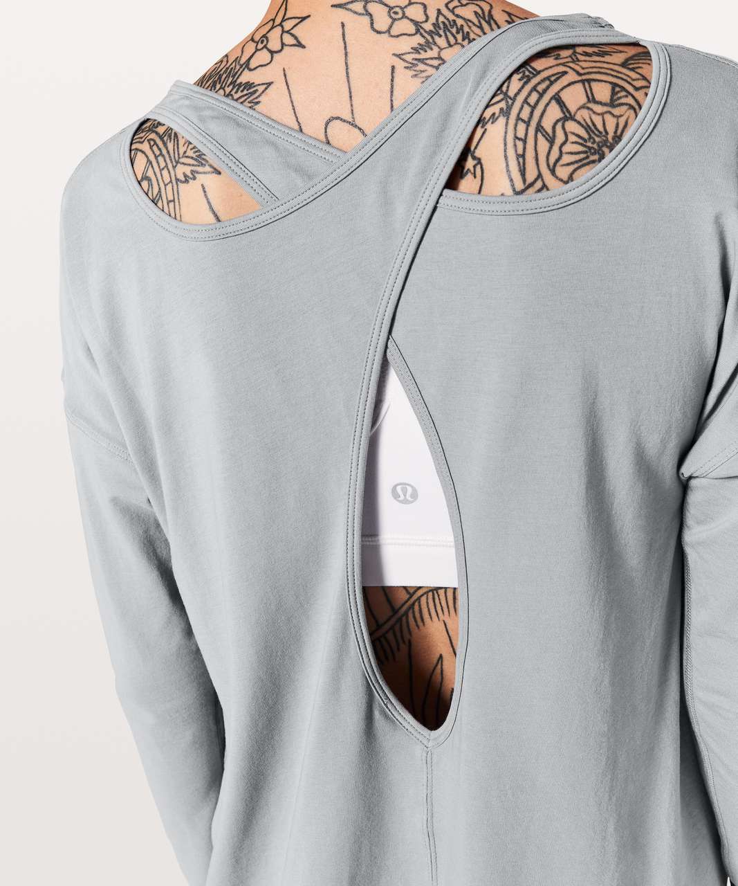 Lululemon Back Into It Long Sleeve - Gris