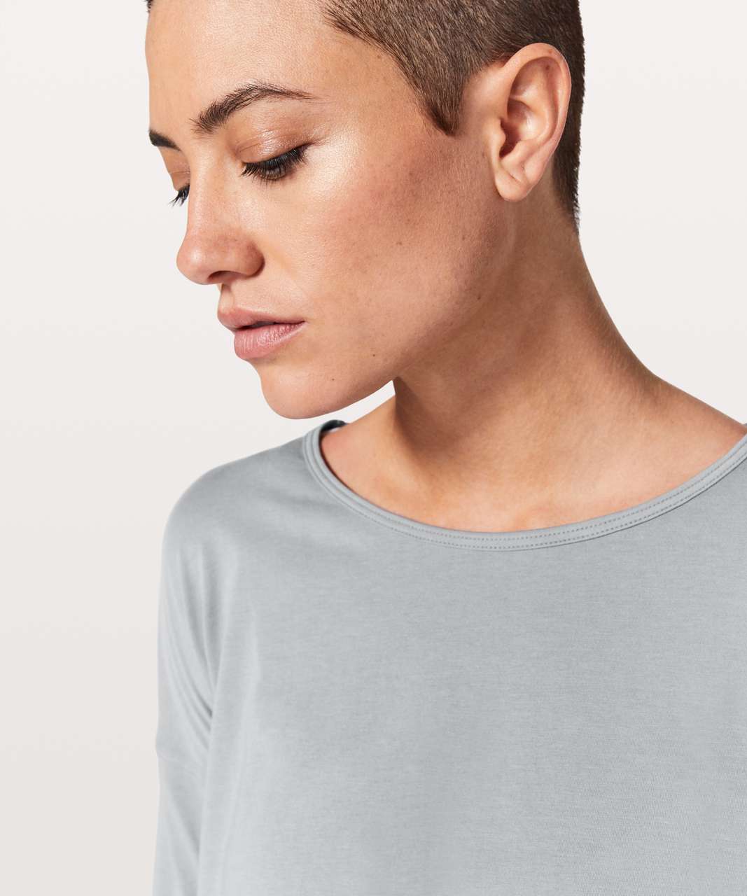 Lululemon Back Into It Long Sleeve - Gris