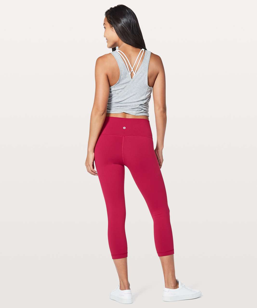 Lululemon Wunder Under Crop (Hi-Rise) *21" - Ruby Red