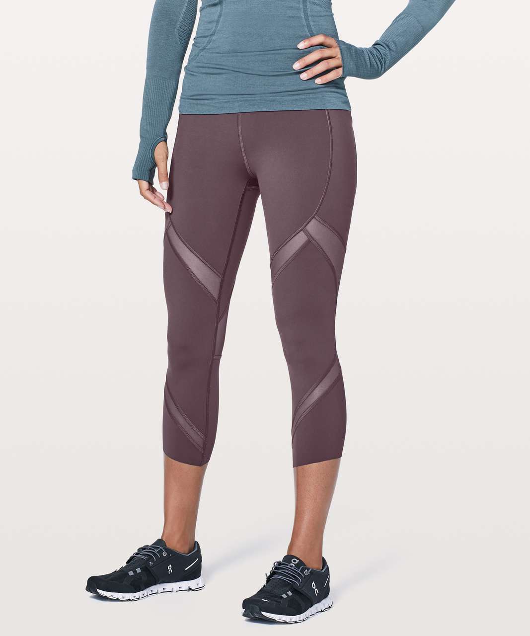 Lululemon Up The Pace Crop - Black - lulu fanatics