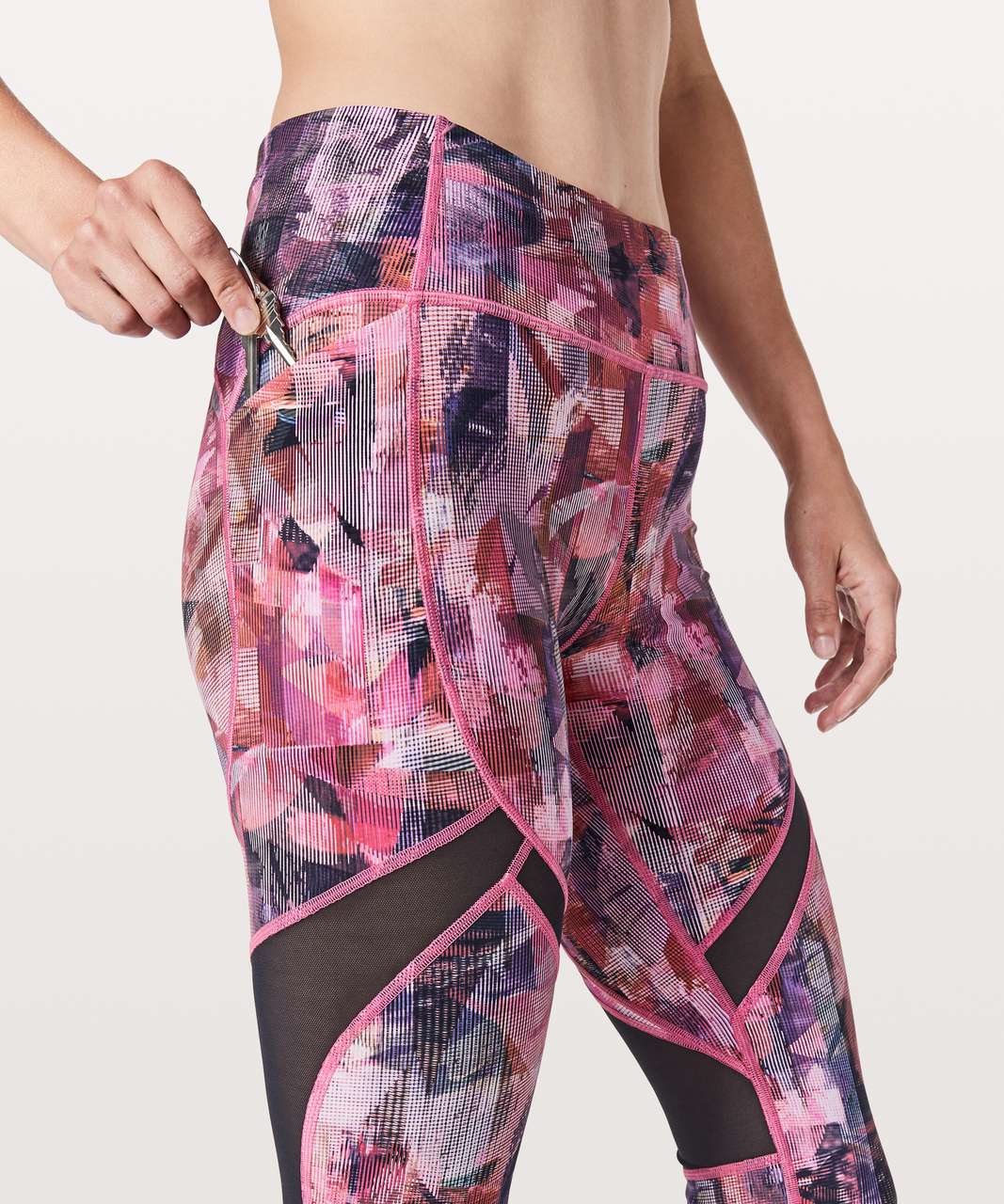 Lululemon On Pace Crop *21" - Sun Dazed Multi Pink