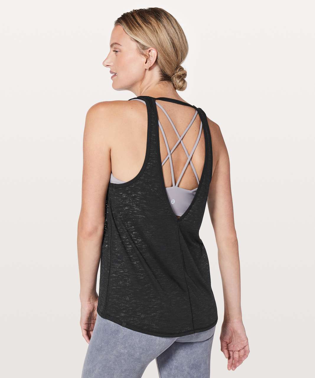 Lululemon Breeze Through Tank - Black - lulu fanatics