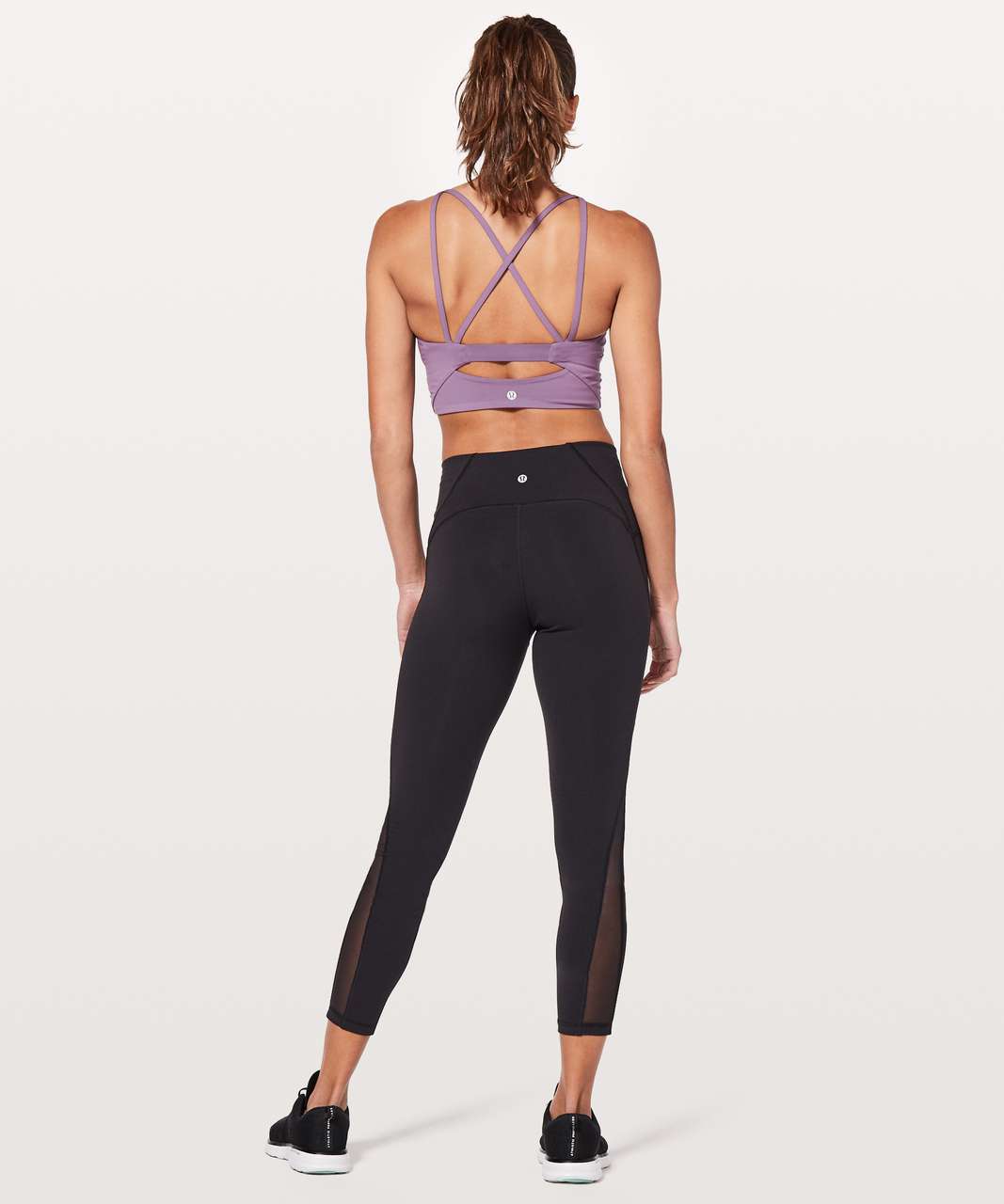 Lululemon Clip-In Long Line Bra - Smoked Mulberry