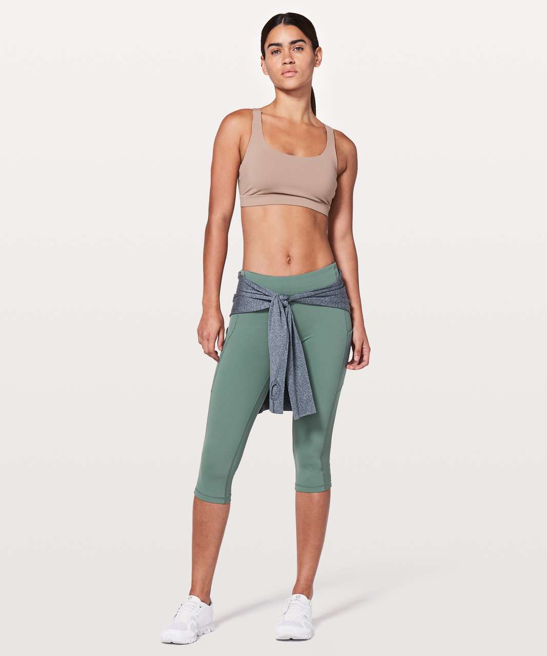 Lululemon Speed Up Crop *Mesh 21" - Juniper