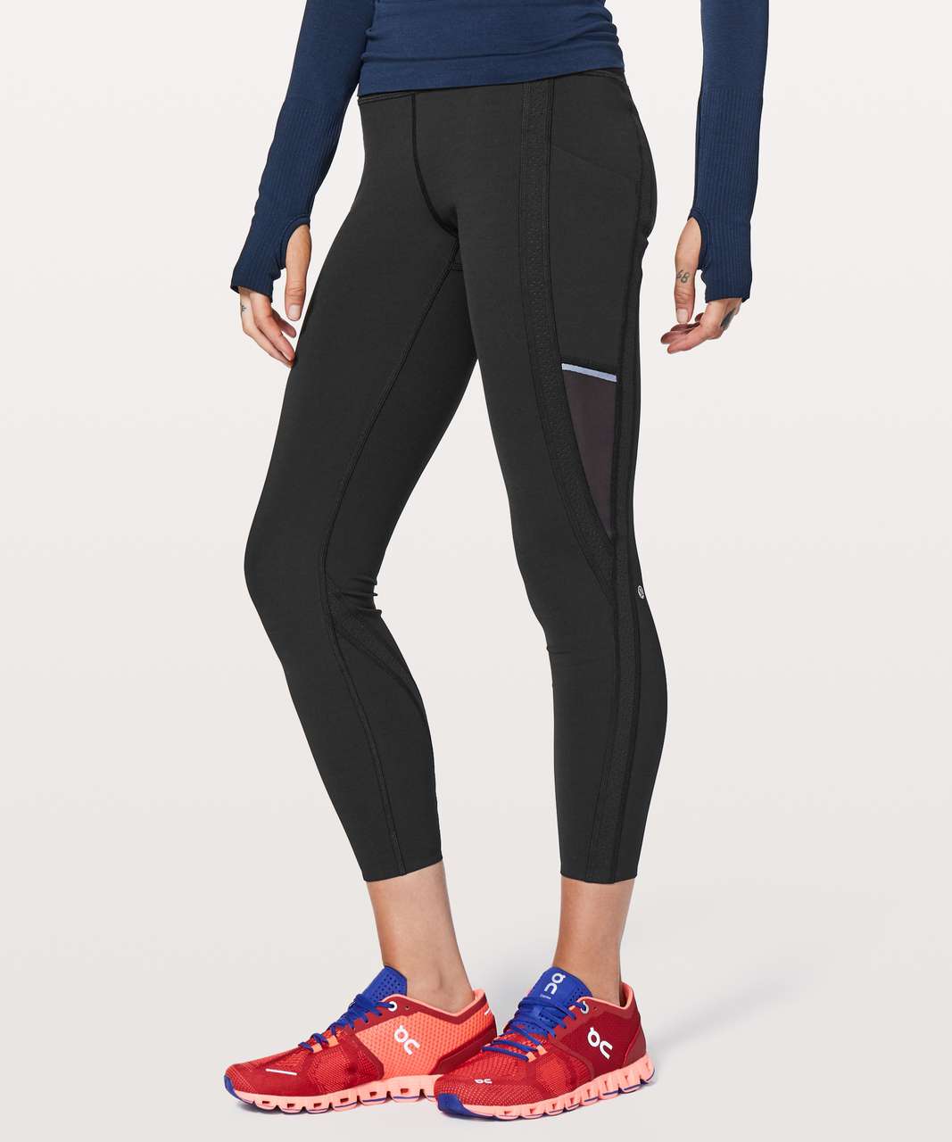 Lululemon On Pace Tight 7/8 *25 - Black - lulu fanatics