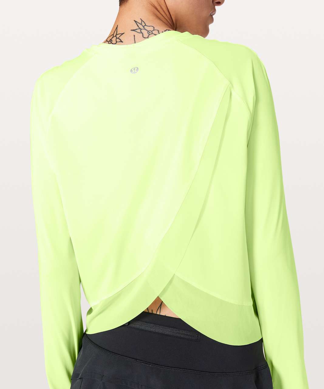 Lululemon Quick Pace Long Sleeve - Clear Mint