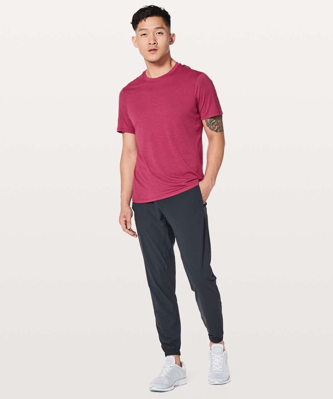 Lululemon Somatic Aero Short Sleeve - Violet Red