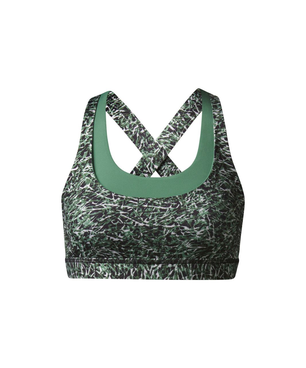 Glittery Green Sports Bra