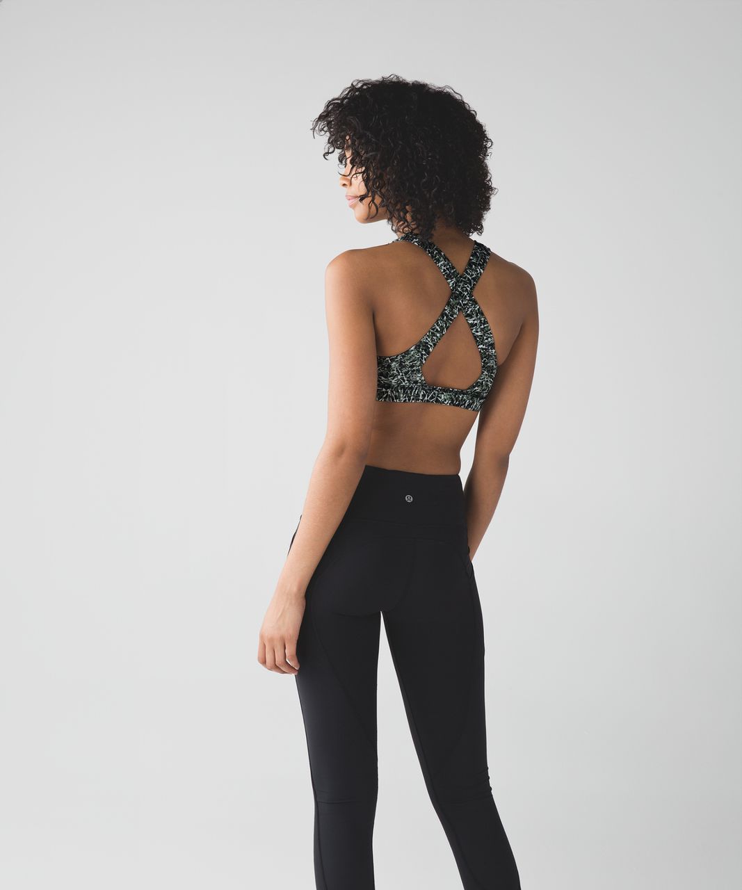 Lululemon Run Stuff Your Bra III (Power Mesh) - Black - lulu fanatics