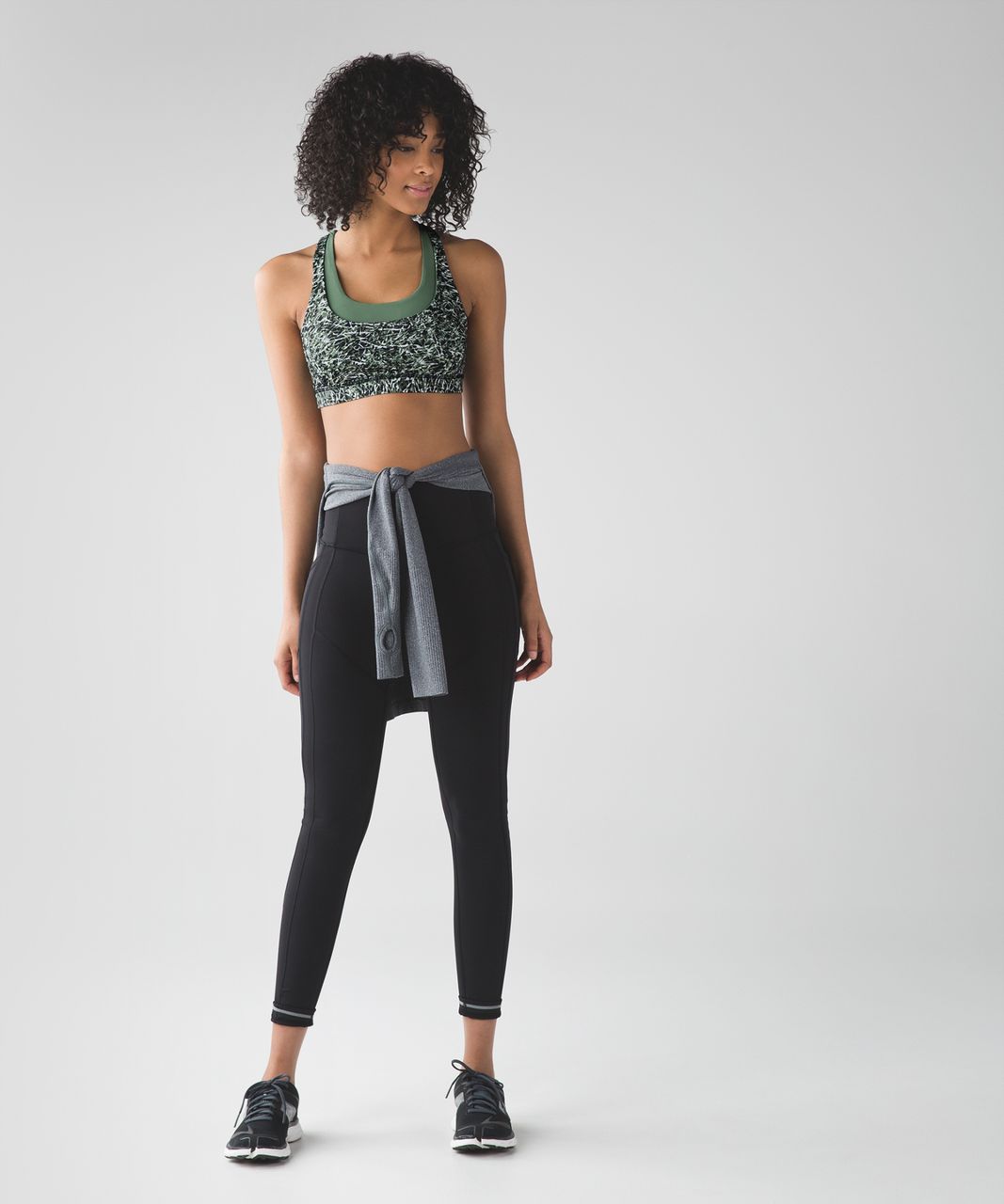 Lululemon Run: Stuff Your Bra III - Mini Ripple Desert Olive