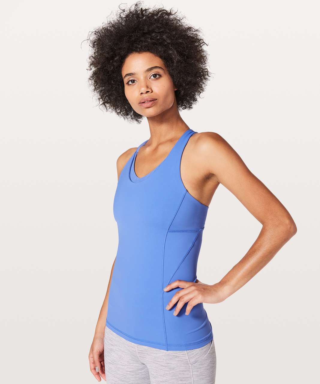 Lululemon Stash N' Run Bra - Blue Glow - lulu fanatics