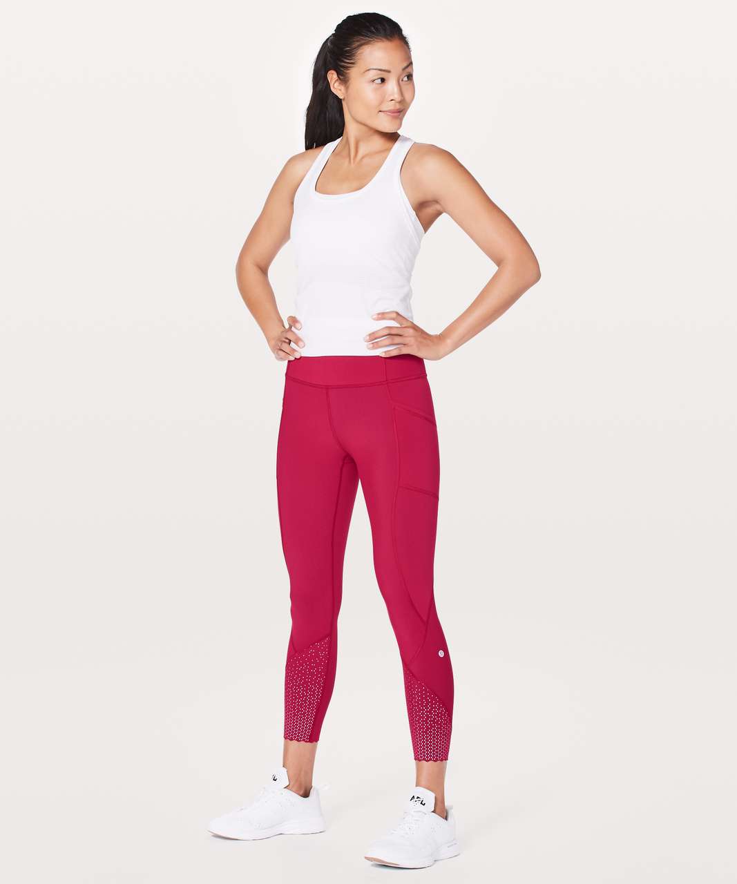 NWT Lululemon Tightest Stuff Tight 25” Red Merlot Size : 8