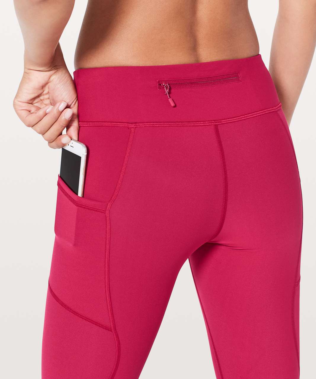 Lululemon Tight Stuff Tight Reflective Leggings Red Size 6 - $65