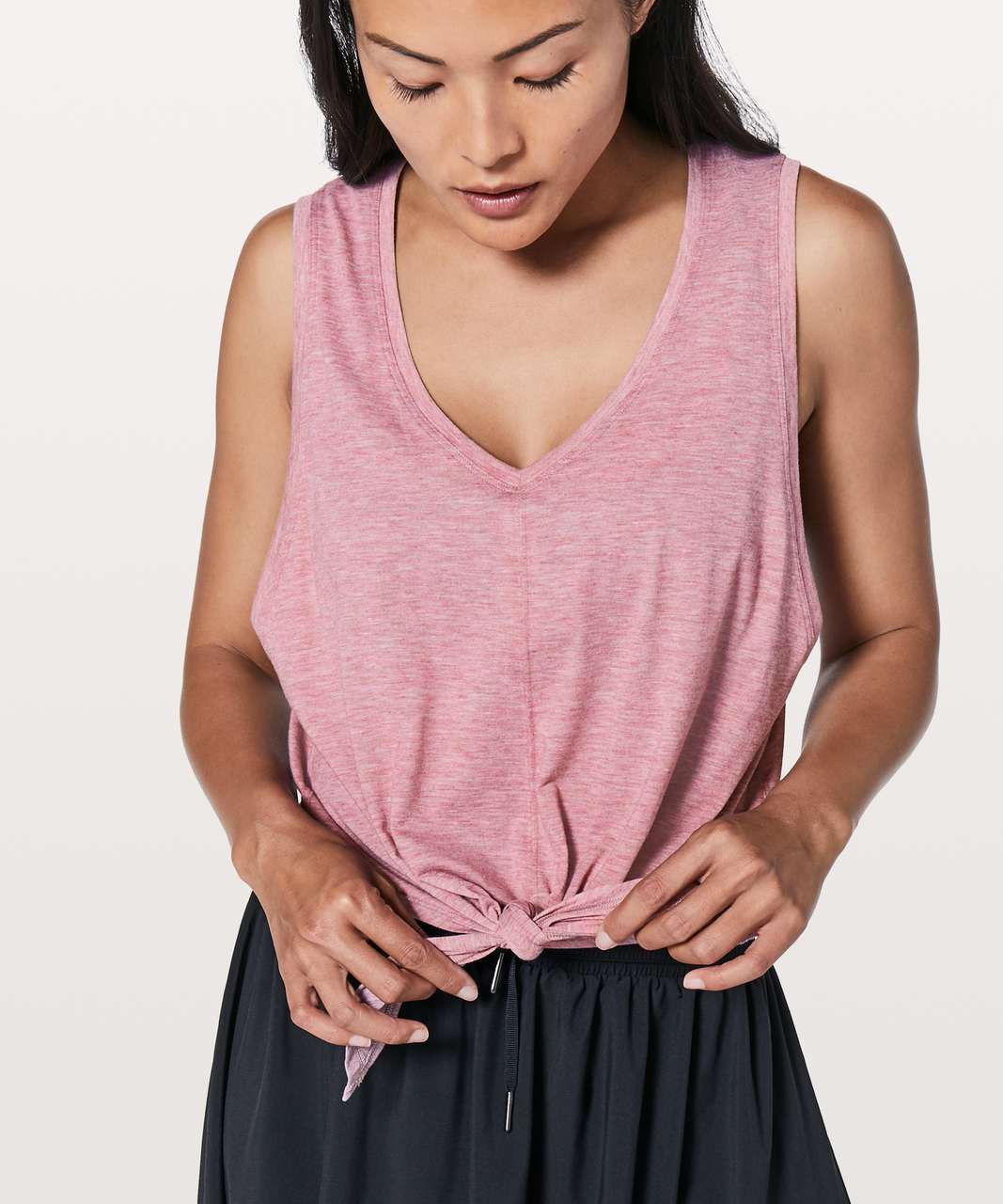 Lululemon Knot Gonna Fly Tank - Heathered Figue