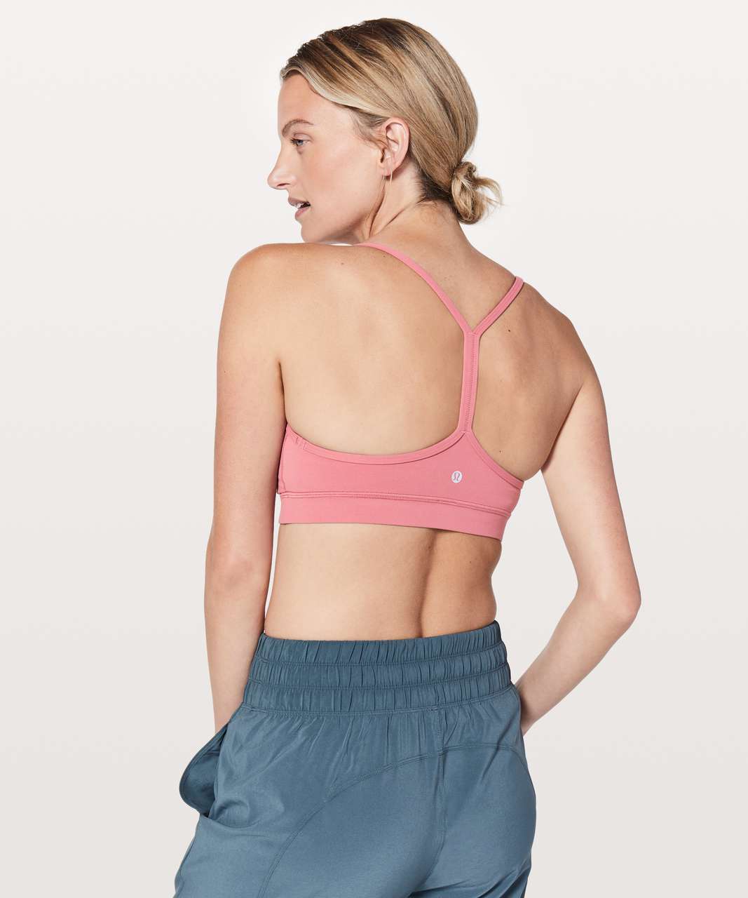 Lululemon Flow Y Bra *Nulu - Cherry Tint - lulu fanatics