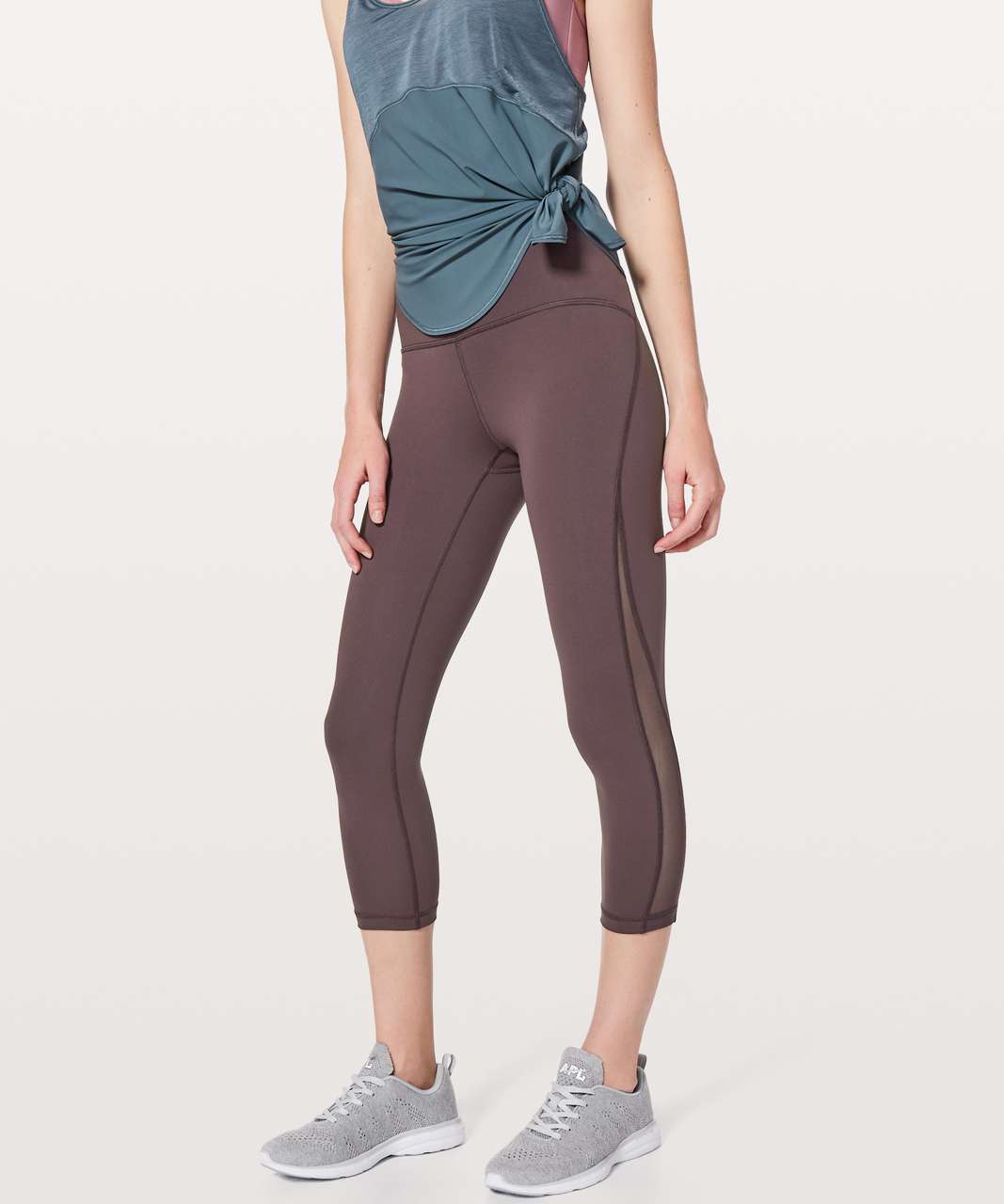 Lululemon Women Train Times Crop 17 (LW6ADDS) BLACK - Size 6