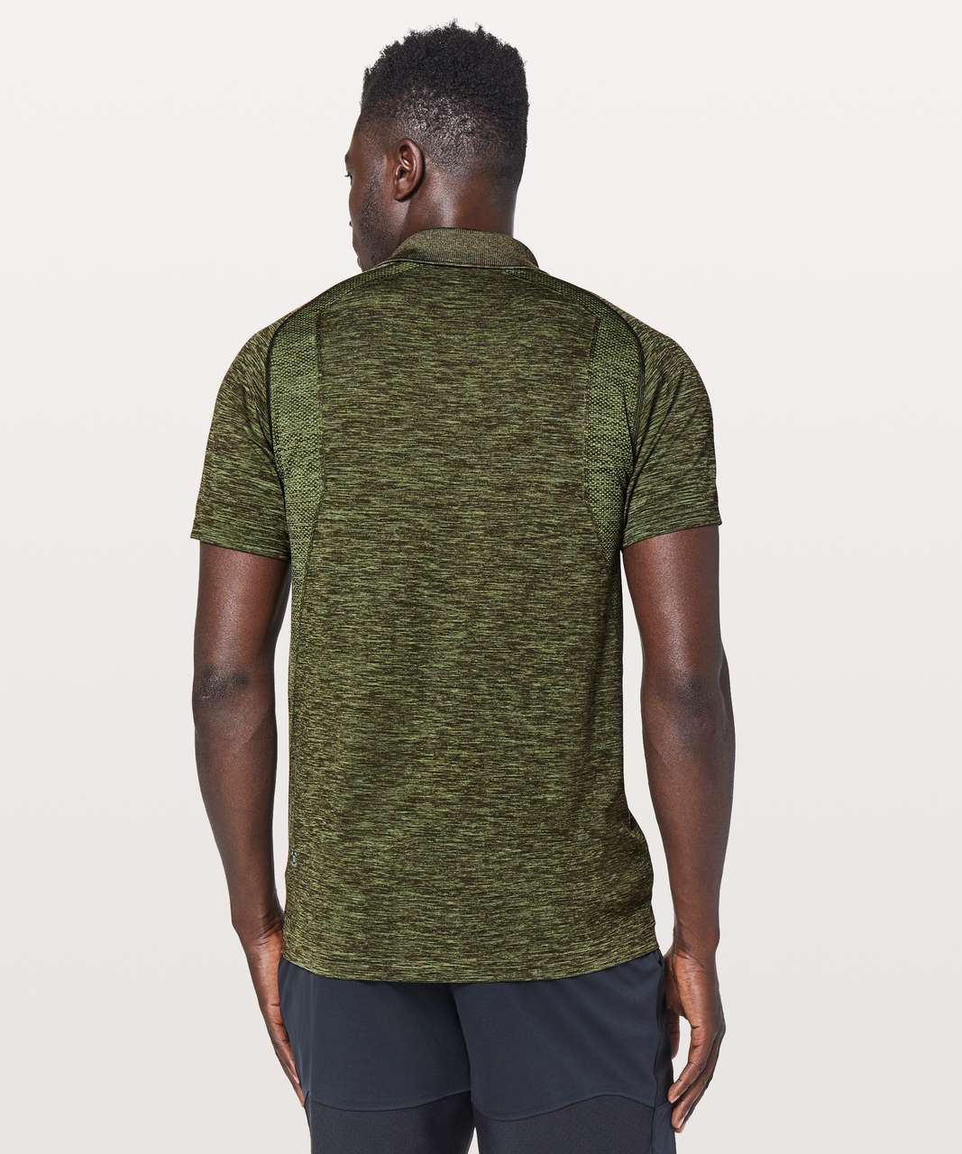 Lululemon Metal Vent Tech Polo - Green Twill / Dark Olive