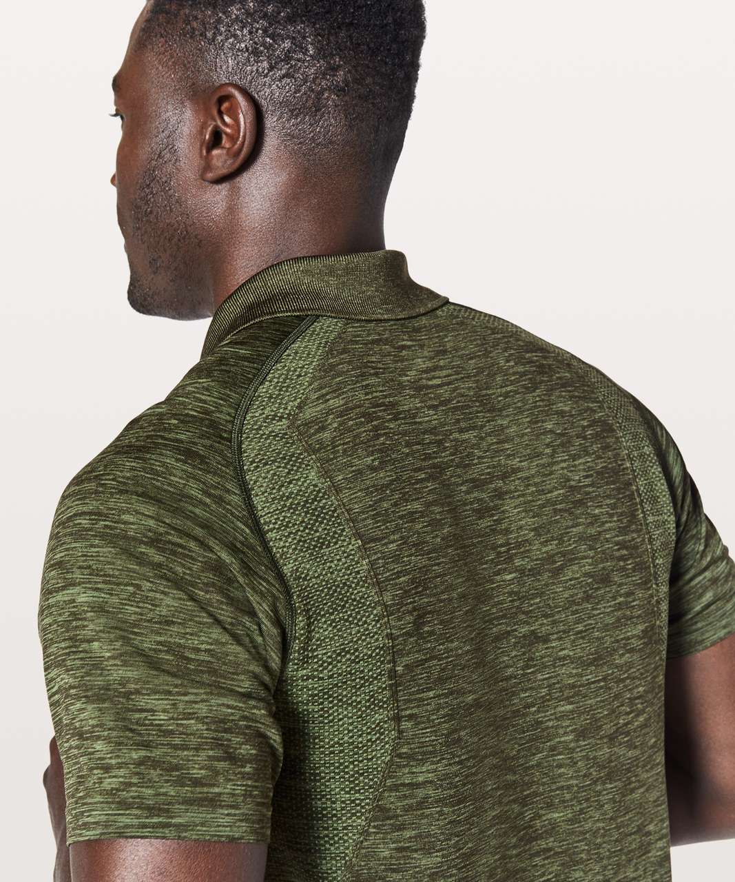 Lululemon Metal Vent Tech Polo - Green Twill / Dark Olive