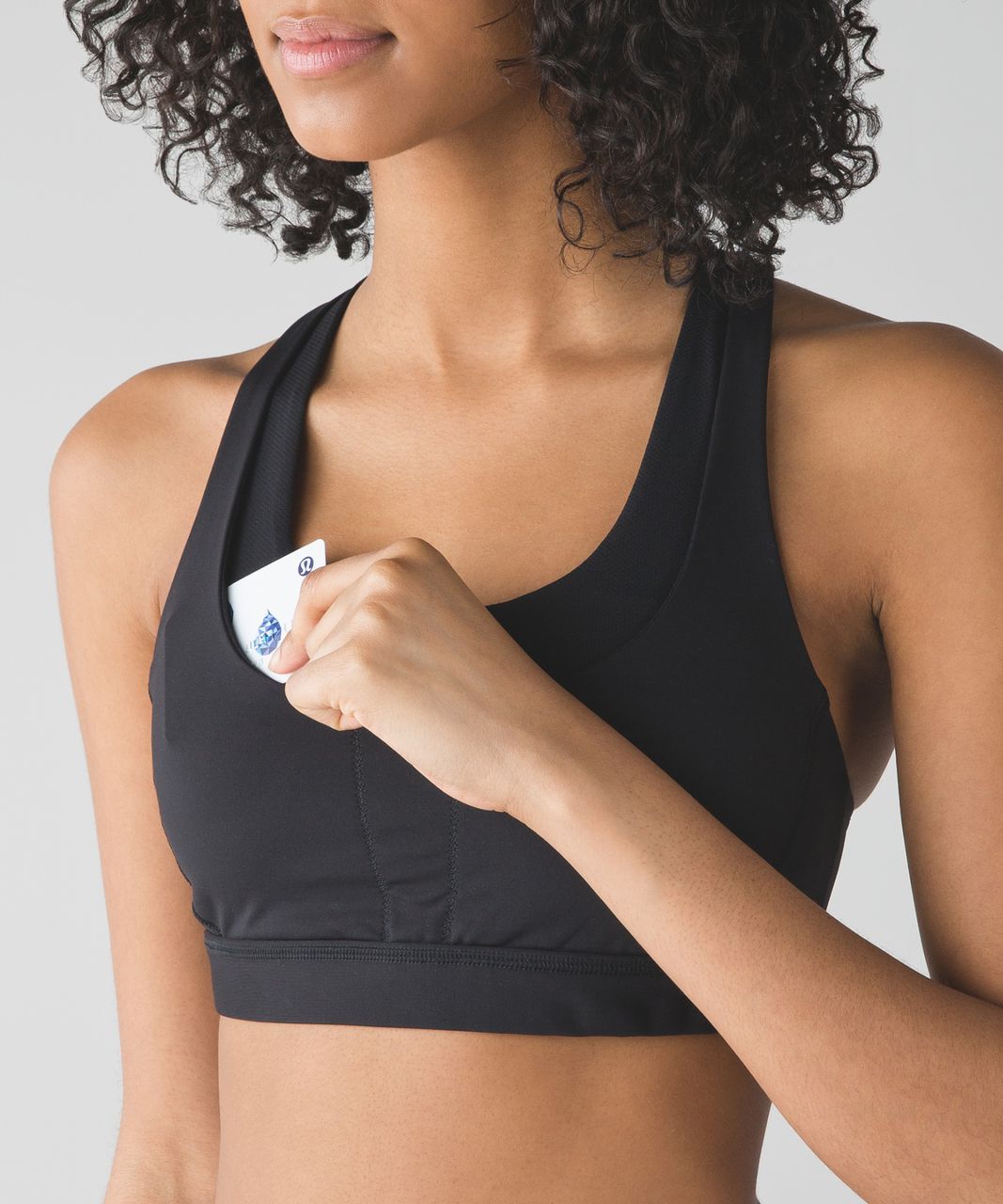 Lululemon Run: Stuff Your Bra III - Black - lulu fanatics