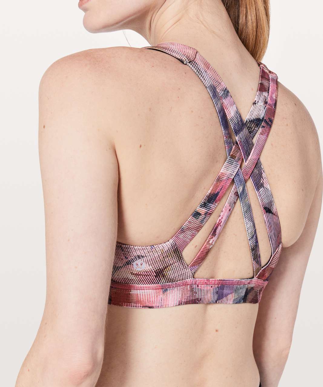 Lululemon Stash N’ Run Bra - Sun Dazed Multi Pink / Super Dark