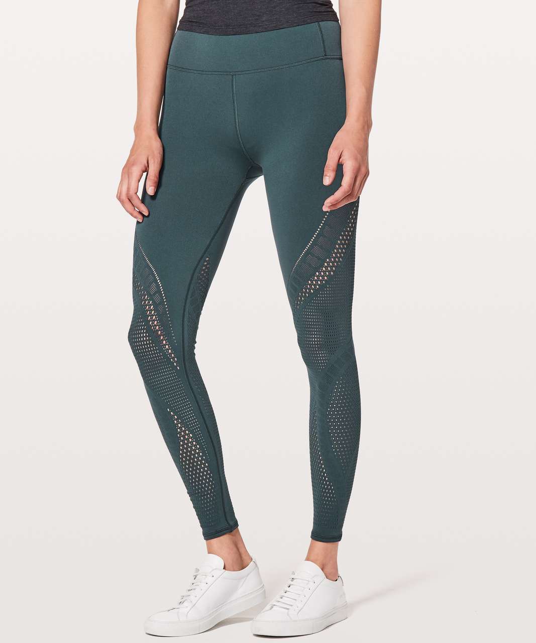 Lululemon Reveal Tight *Zen Expression - Black - lulu fanatics