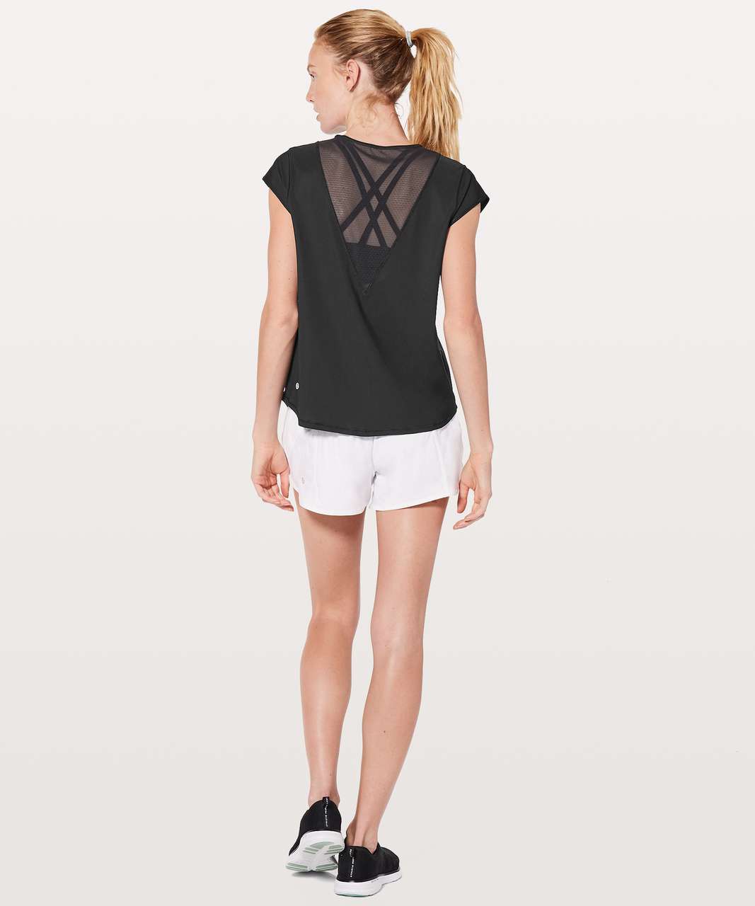 Lululemon For The Run Short Sleeve - Black