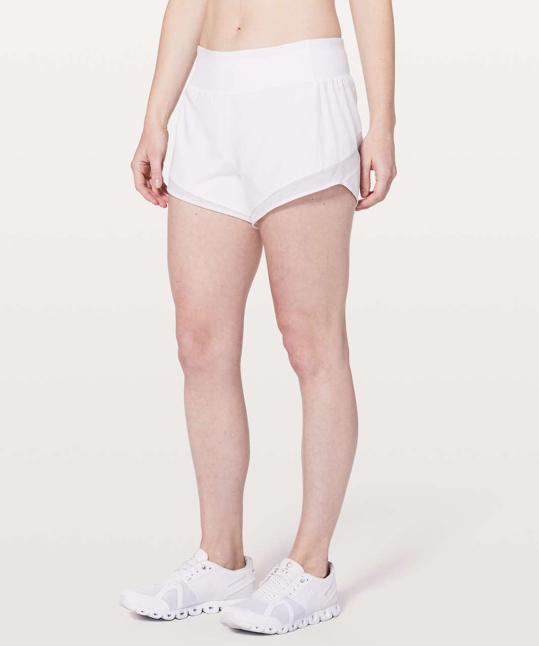 Lululemon Morning Match Short 3.5 - White - lulu fanatics