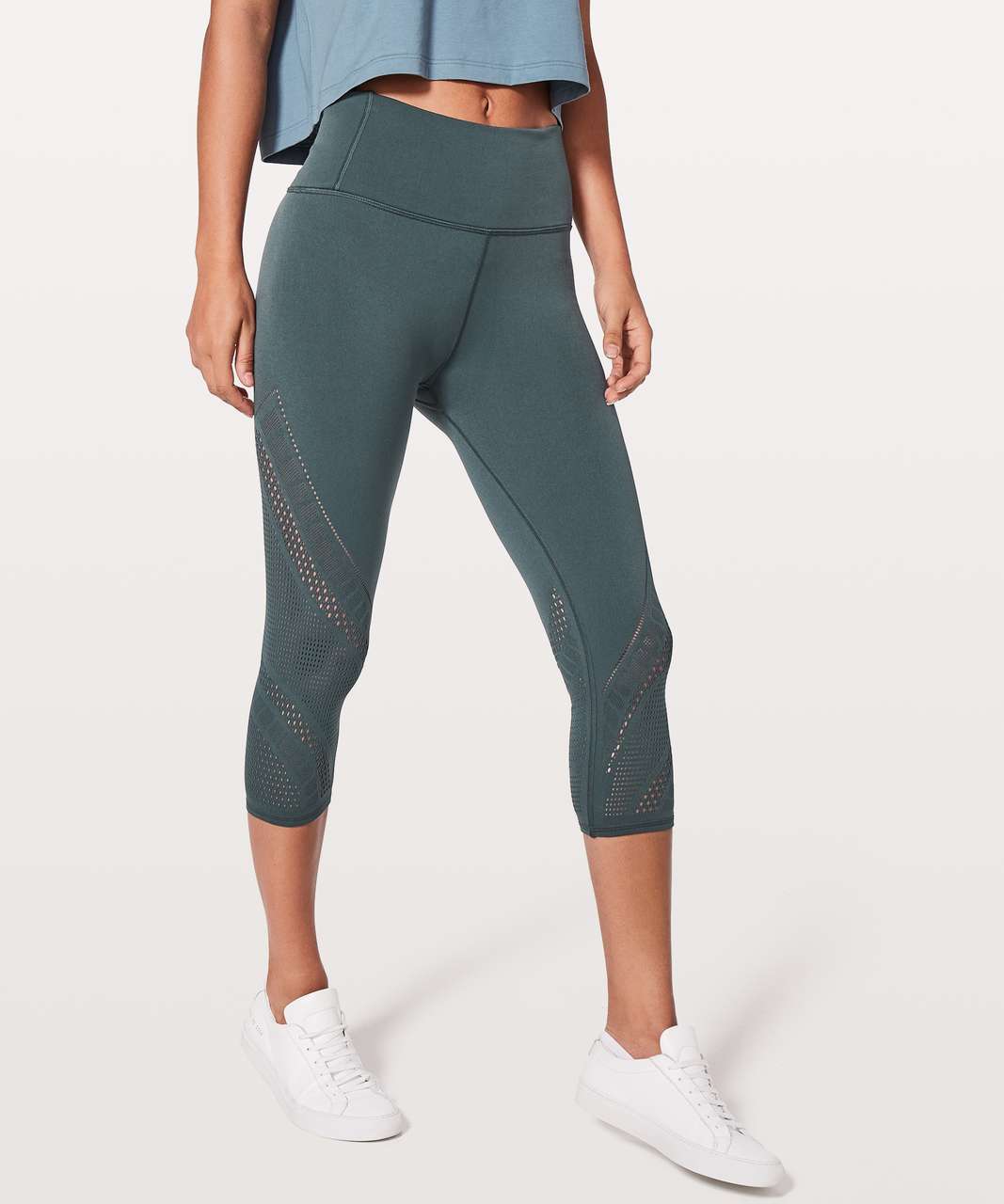 Lululemon Reveal Crop Interconnect *18" - Gravity