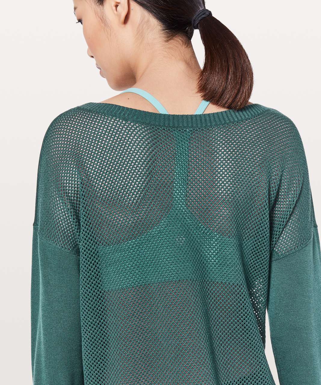 Lululemon Well Being Sweater - Green Jasper