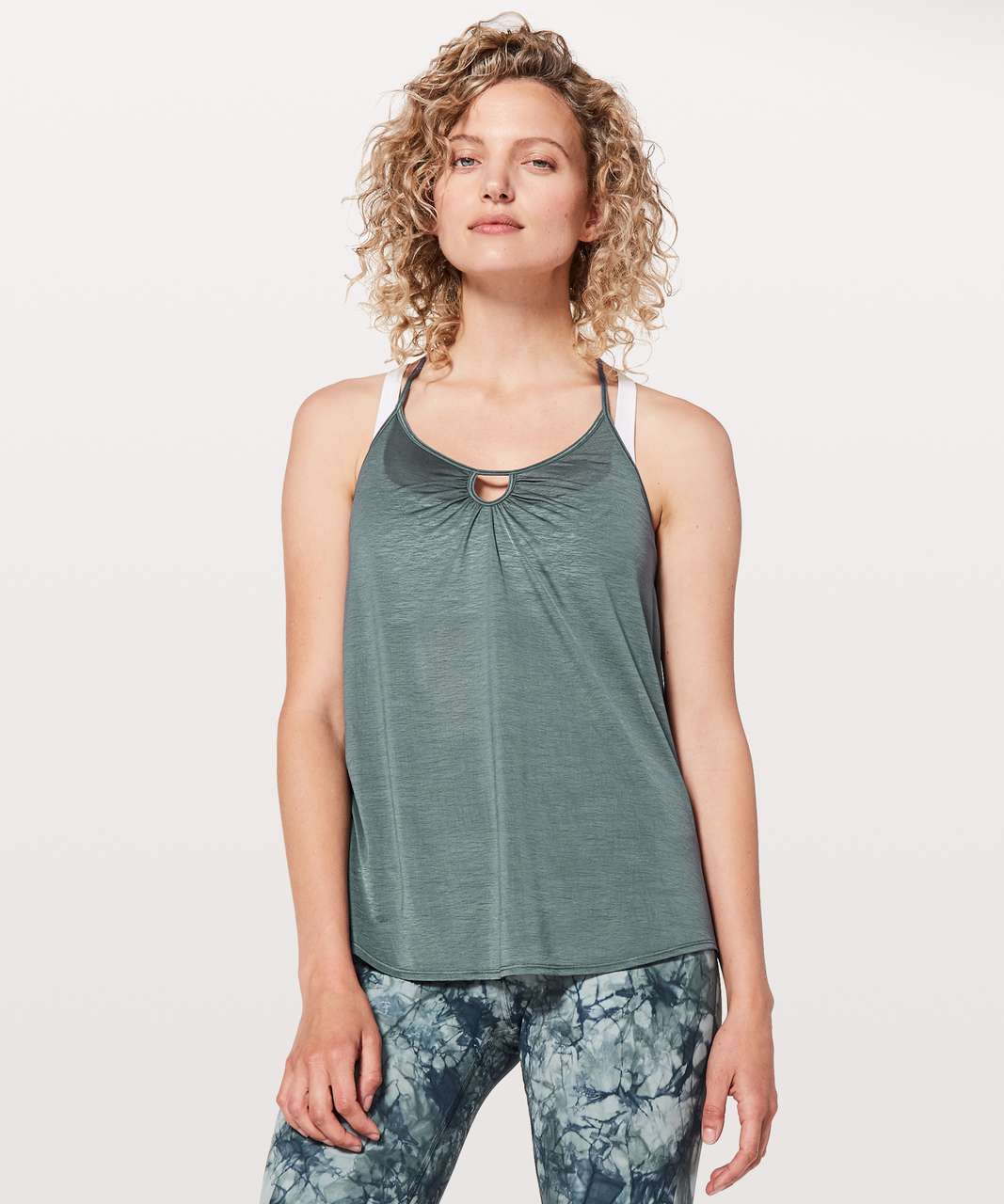 Lululemon Tighten Up Tank - Sea Steel