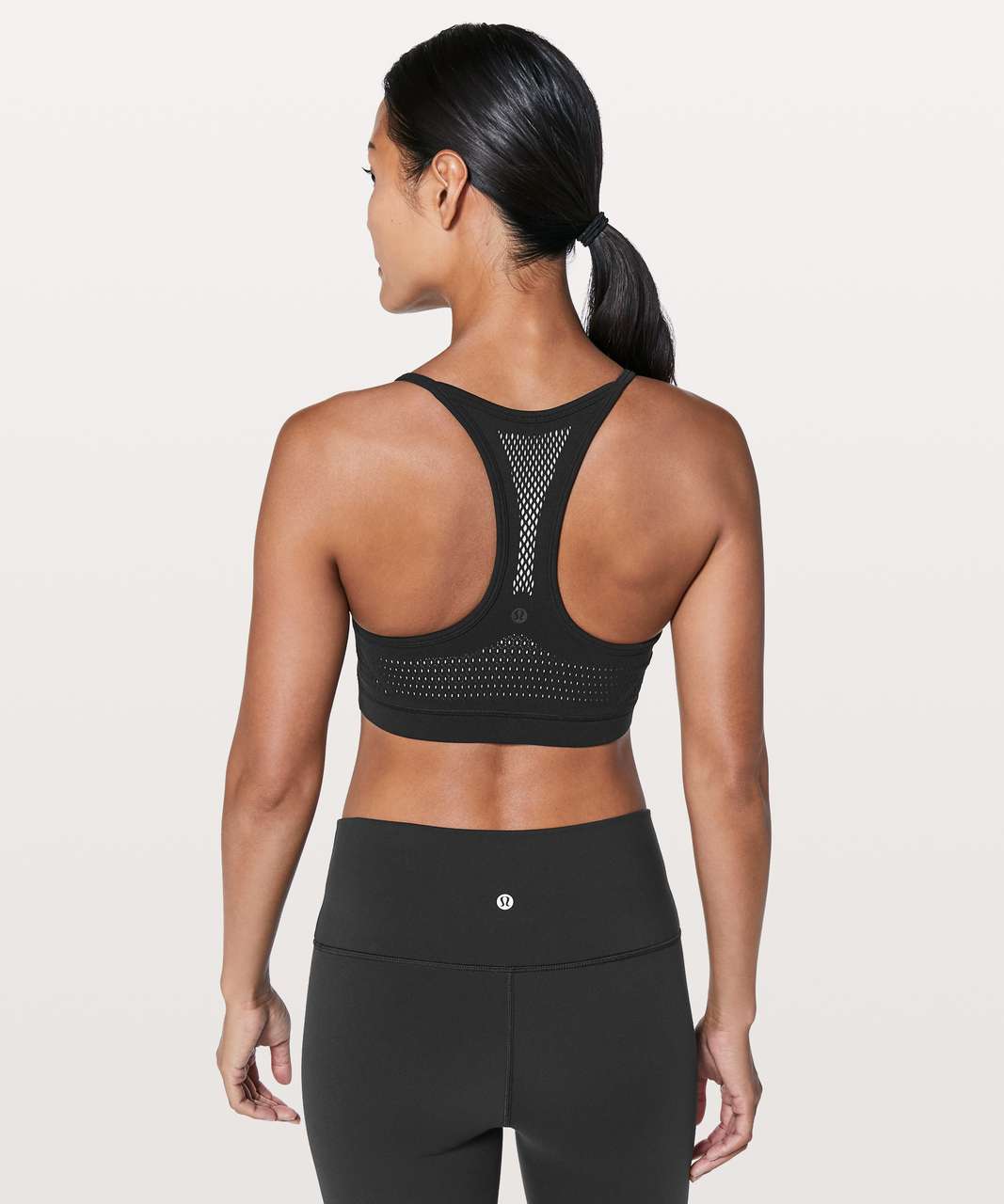 Lululemon Reveal Hybrid Bra Interconnect - Black / Vapor - lulu