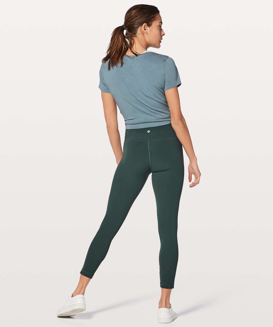 Lululemon Wunder Under Hi-Rise 7/8 Tight *25 - Teal Shadow - lulu fanatics