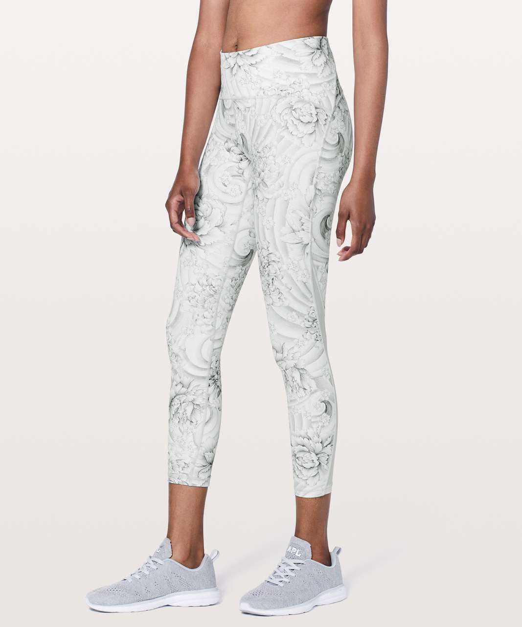 Lululemon Train Times 7/8 Pant *25" - Twine White Multi / White