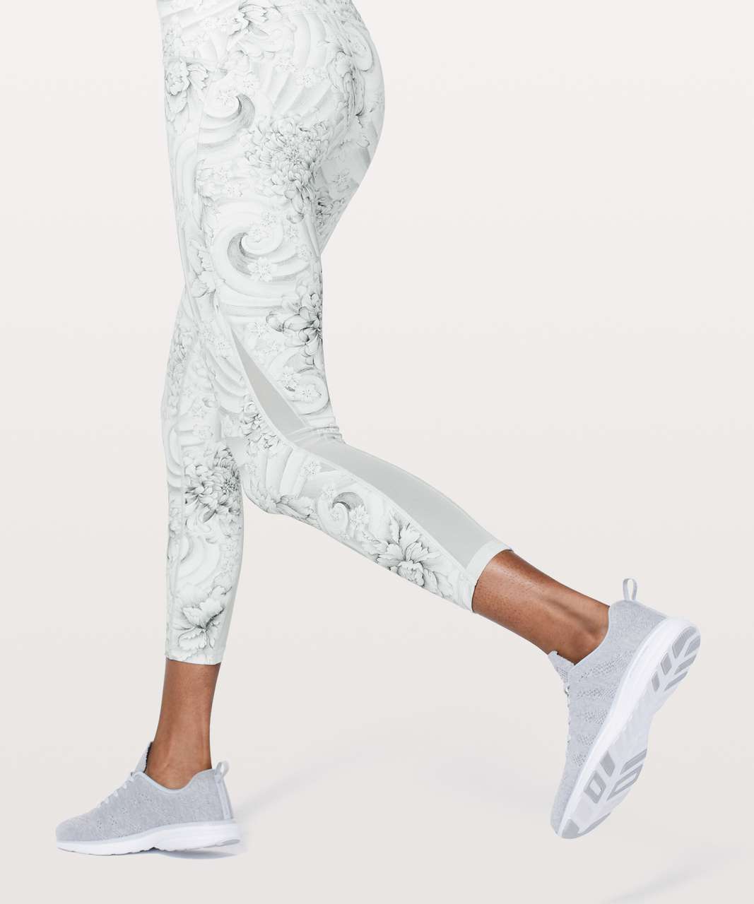 Lululemon Train Times 7/8 Pant *25" - Twine White Multi / White