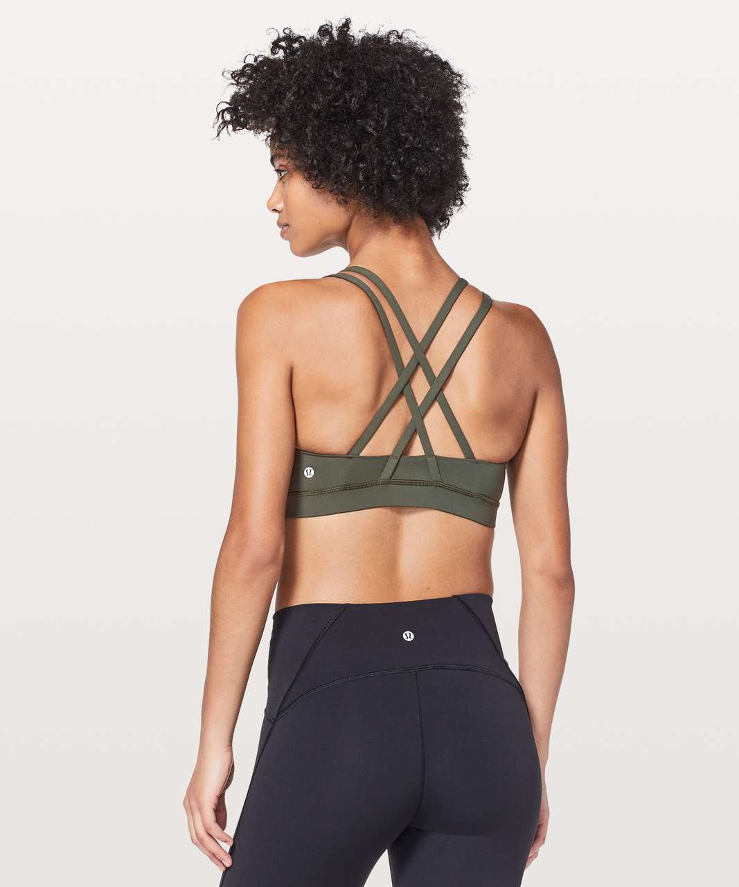 Lululemon Energy Bra - Camo Green - lulu fanatics