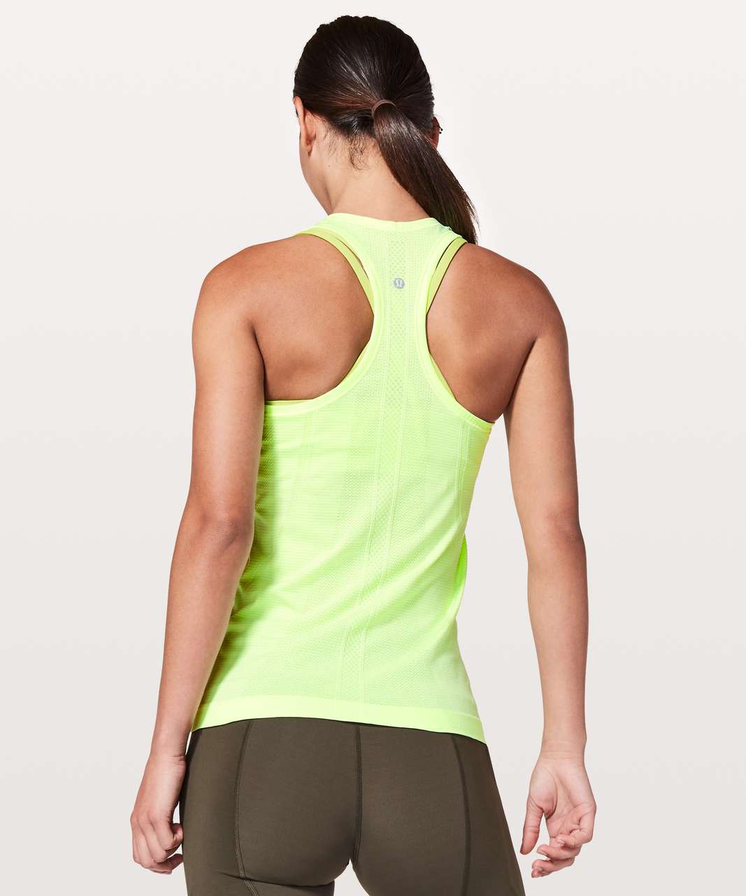 Lululemon Swiftly Tech Racerback - Clear Mint / White