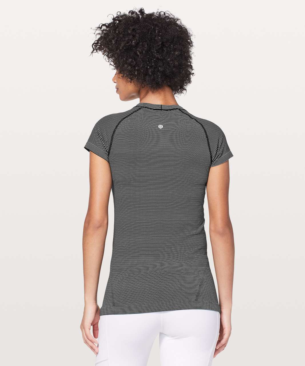 Lululemon Swiftly Tech Short Sleeve Crew - White / White / Black