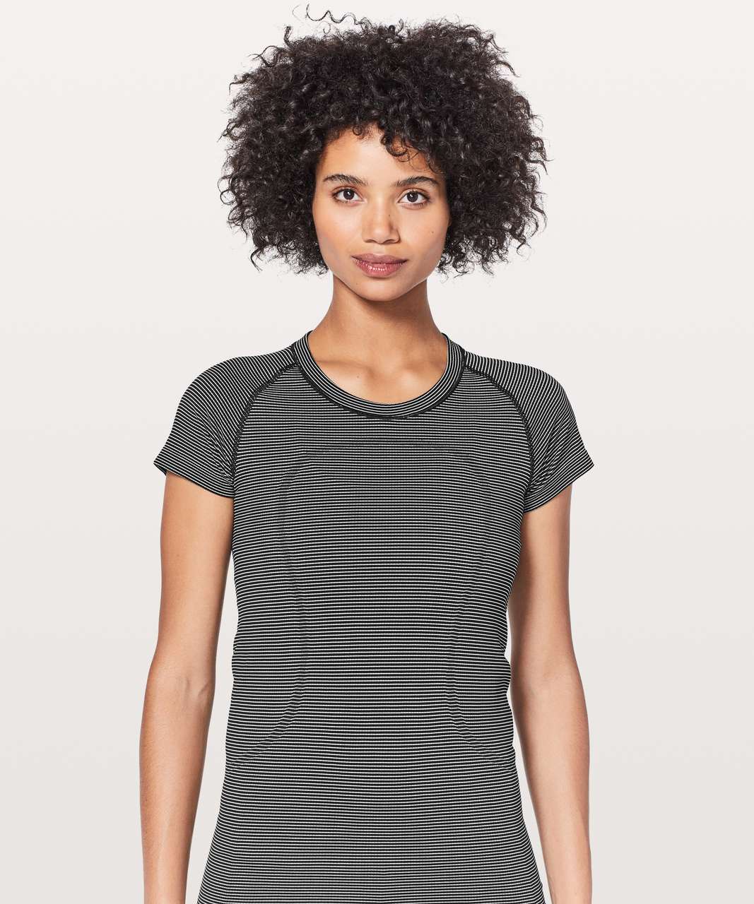 Lululemon Swiftly Tech Short Sleeve Crew - White / White / Black