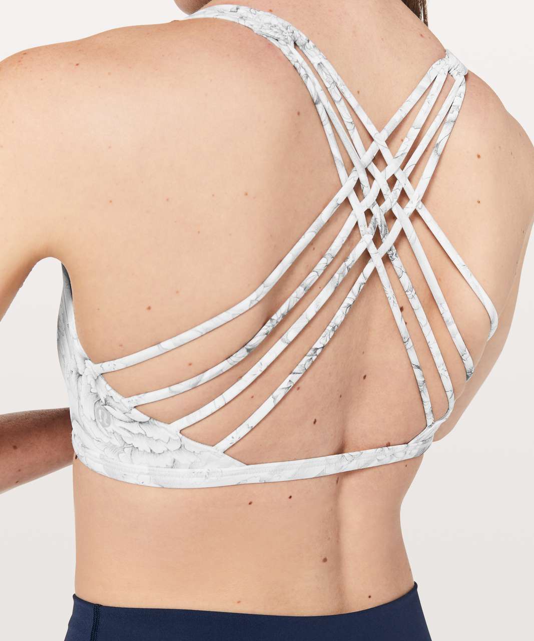 Lululemon Free To Be Bra (Wild) - Mini Twine White Multi - lulu